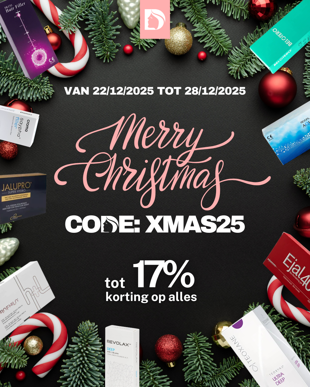 Christmas Banner 2025 mobil dermal filler