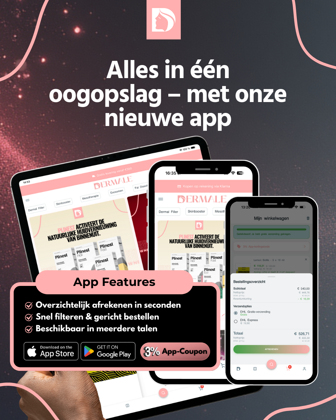 Dermal filler online shop app